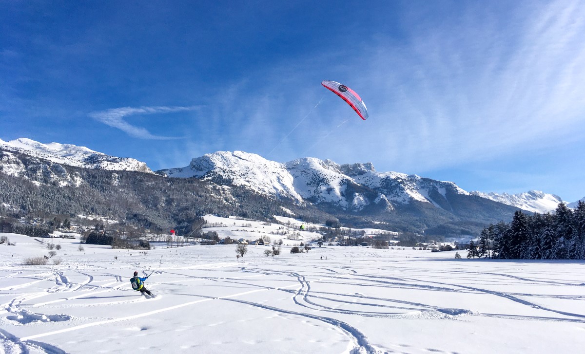 Speedflying en snowkite